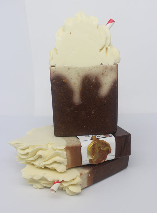 Artisan Soap Root beer Float Frosted Hand Soap
