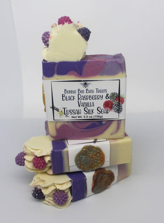 Artisan Soap Black Raspberry and Vanilla Frosted Hand Soap