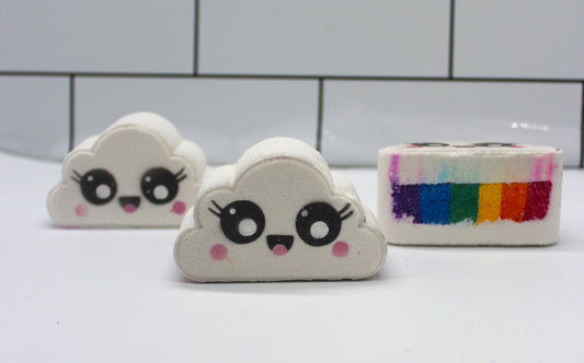 Rainbow Cloud Bath Bomb