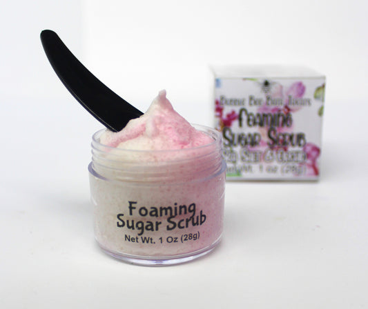 Foaming Whipped Sugar Scrub * Sea Salt and Orchid