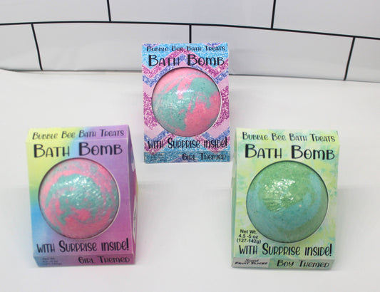 Boxed Surprise Bath Bomb Round