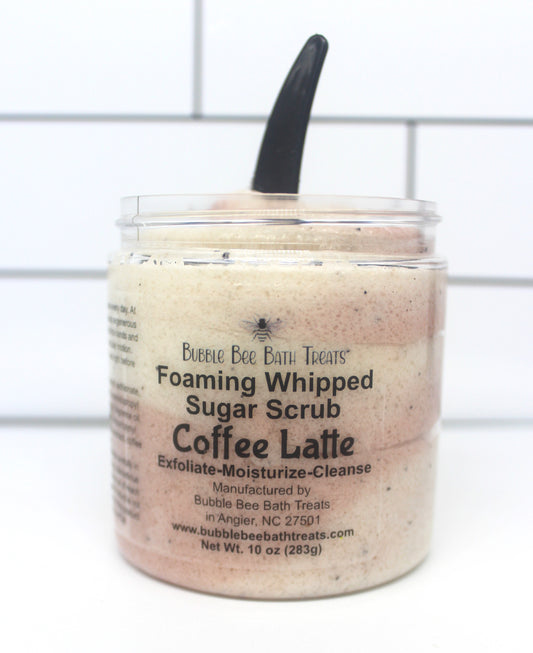 Foaming Whipped Sugar Scrub * Coffee Latte