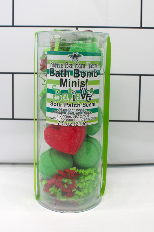Christmas Bath Bomb Minis *Sour Patch