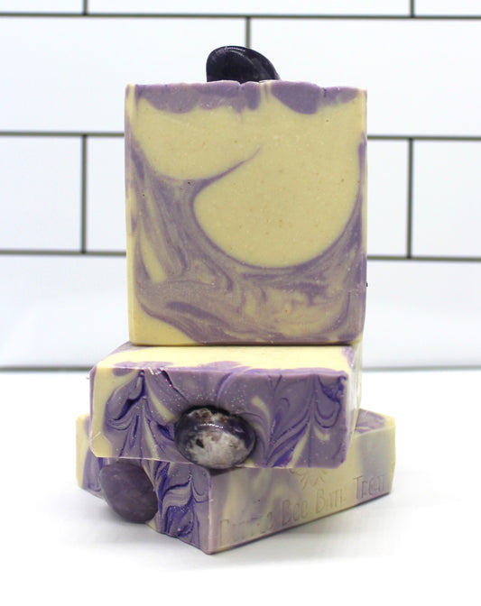 Artisan Soap *A Thousand Dreams Amethyst Crystal Hand Soap