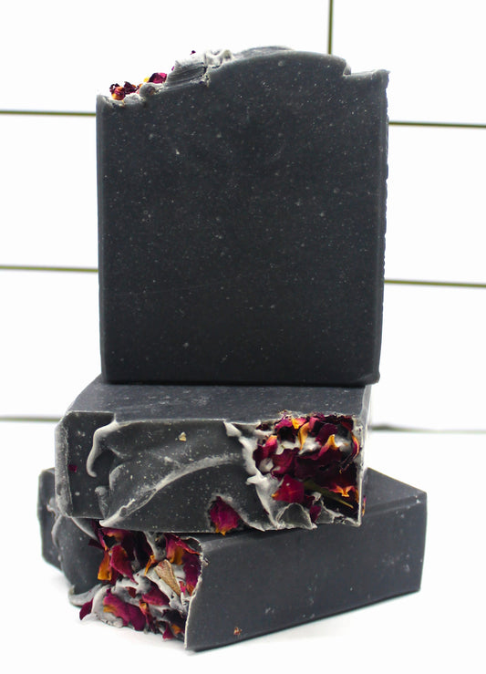 Artisan Soap *Charcoal Rose Hand Soap