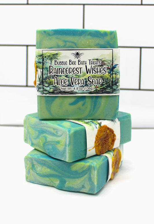 Artisan Soap *Rainforest Aloe Vara Hand Soap