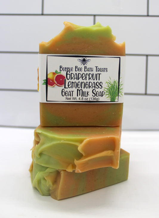 Artisan Soap *Grapefruit and Lemongrass Goat Milk Hand Soap