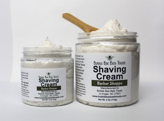 Shaving Cream 4 oz in a 8 oz container