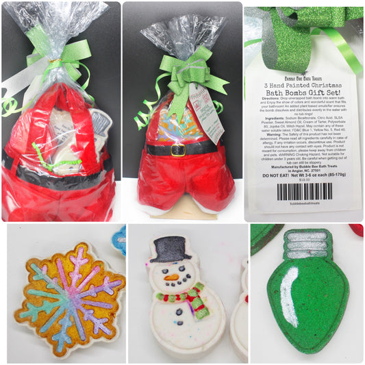 Christmas 3 bath bomb gift sets