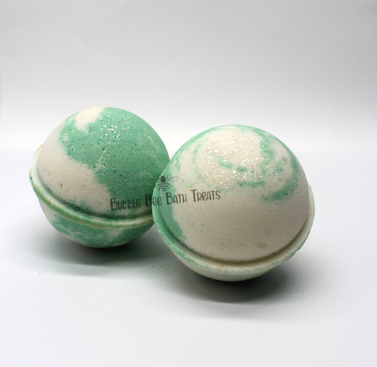 Lime and Coconut Bath bomb 2.5 inch Round