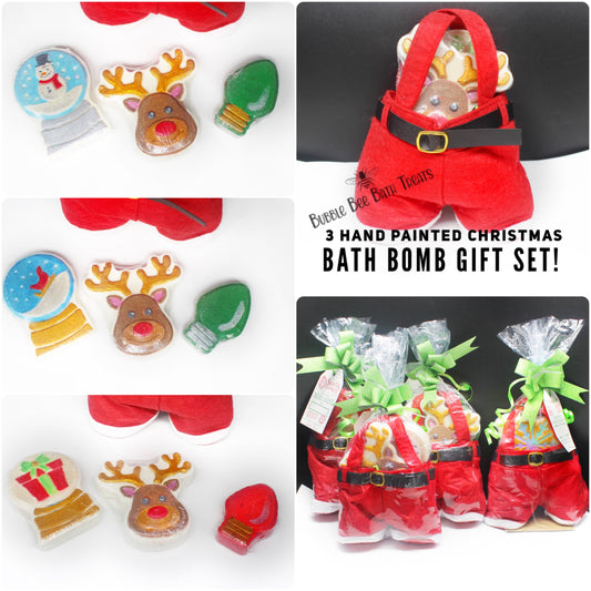 Christmas 3 bath bomb gift sets