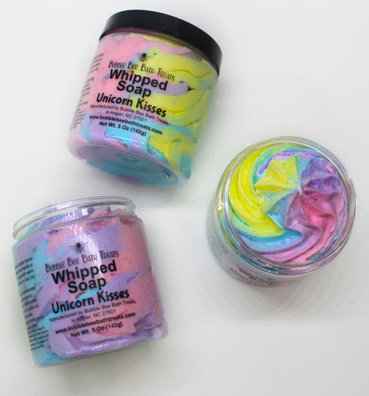Whipped Soap Unicorn Kisses with Shea Butter and Jojoba Oil