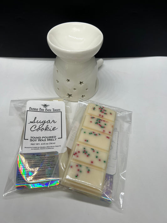 Holiday Wax Melts break apart bath