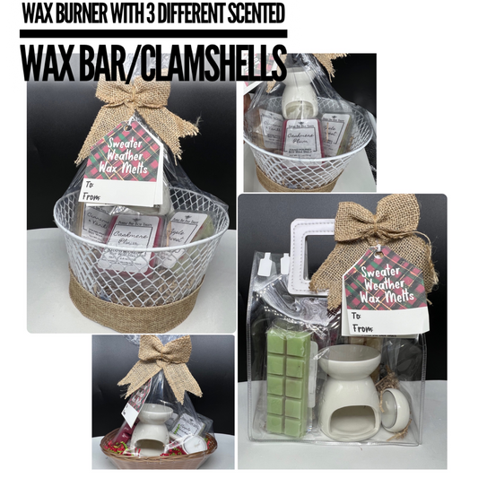 burner and 3 wax pk gift set