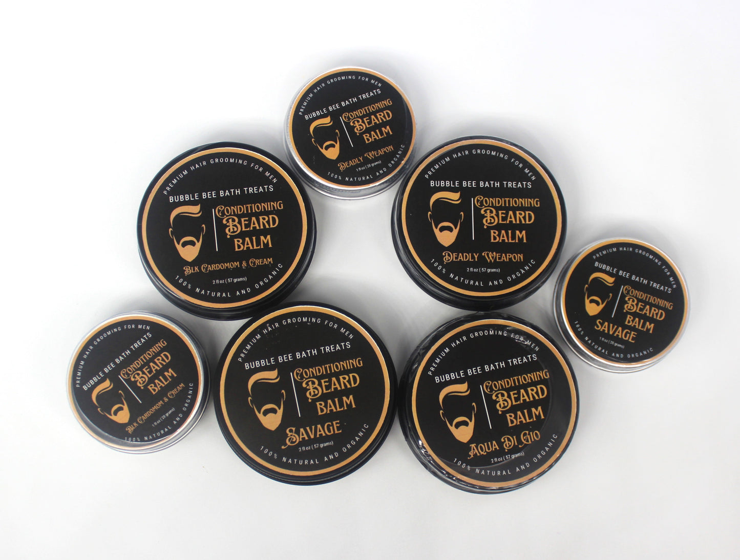 Beard and mustache conditioning balm