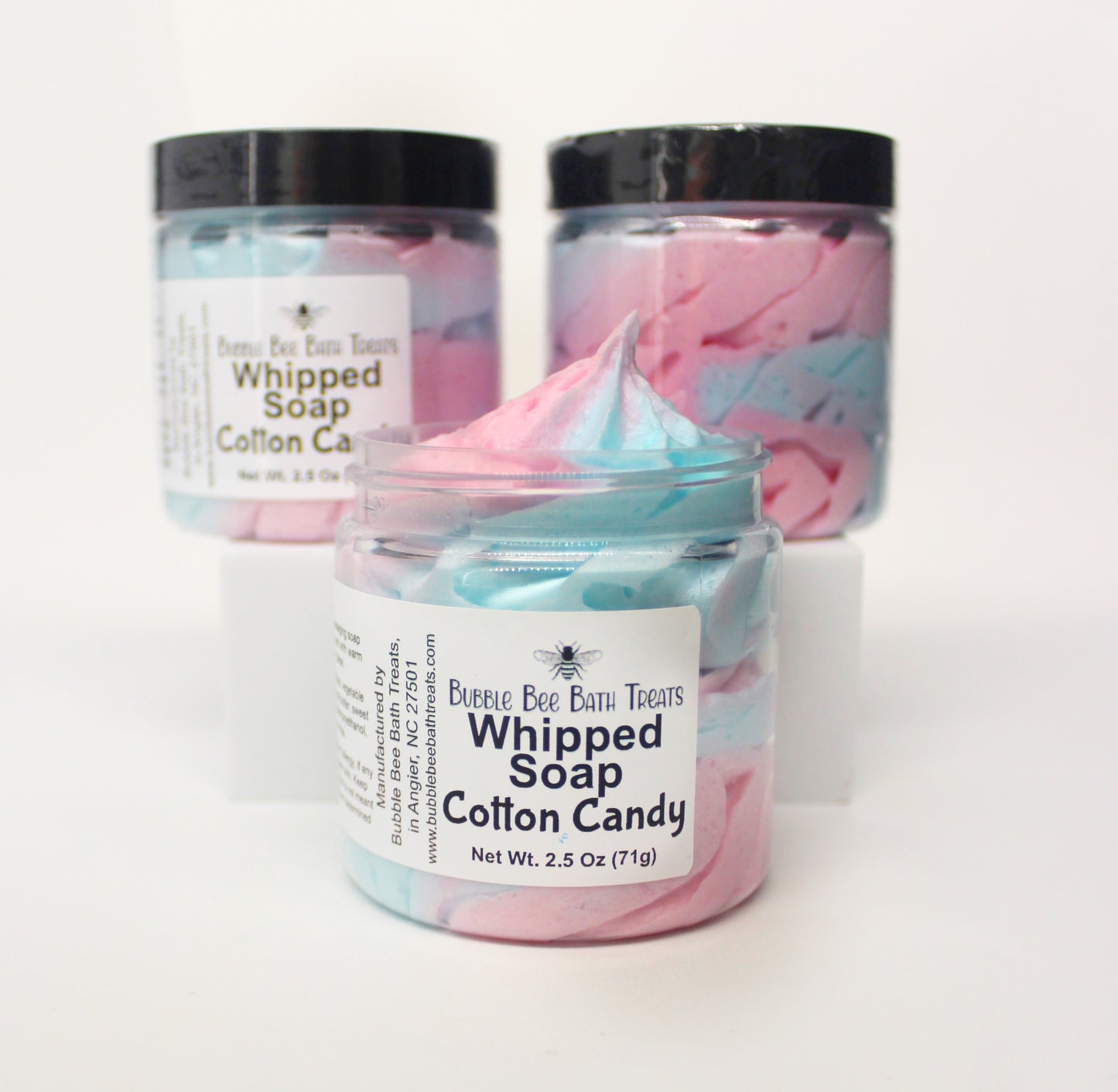 Whipped Soap Cotton Candy with Shea Butter and Jojoba Oil