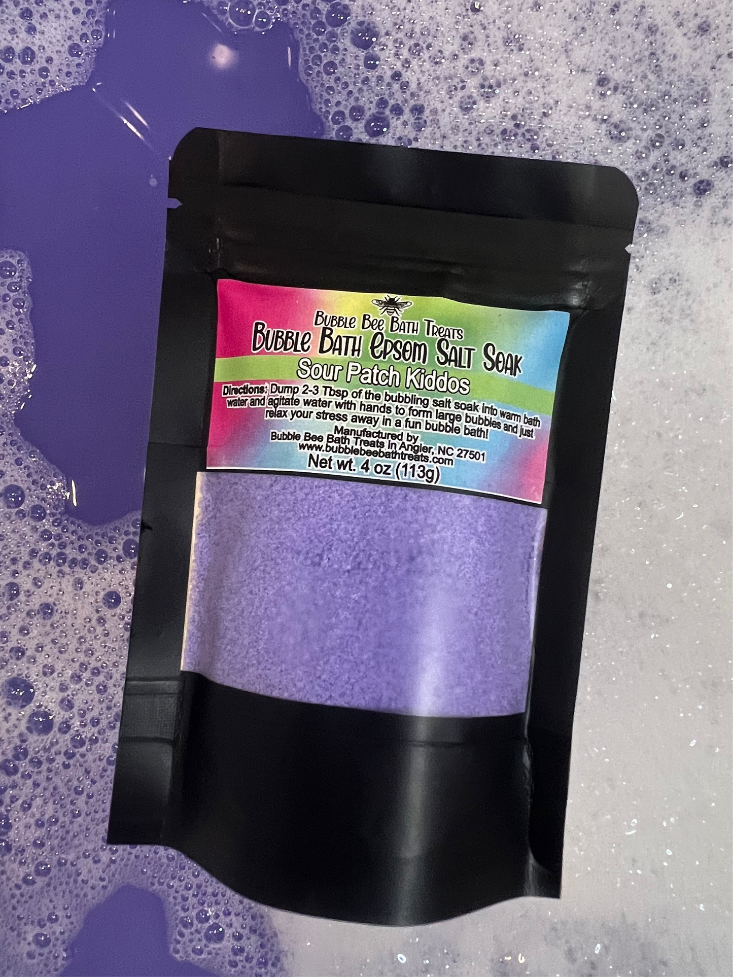 Bubble Bath Epsom Salt Soak *Sour Patch Kiddos