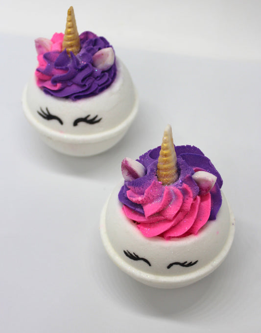 Unicorn Bath Bomb in individual boxes