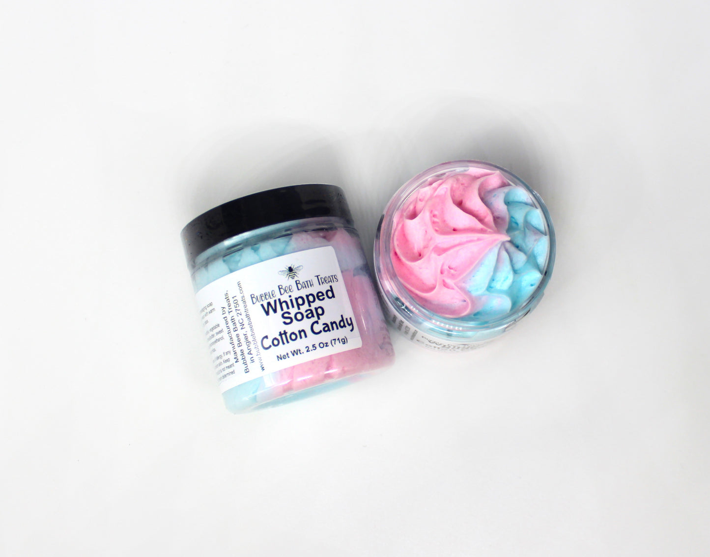 Whipped Soap Cotton Candy with Shea Butter and Jojoba Oil