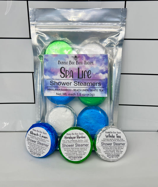 Shower Steamers 6pk- Spa Life