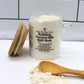 Bubbling Coconut Milk Bath Soak *Unscented Glass Jar with spoon