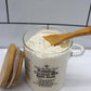 Bubbling Coconut Milk Bath Soak *Unscented Glass Jar with spoon