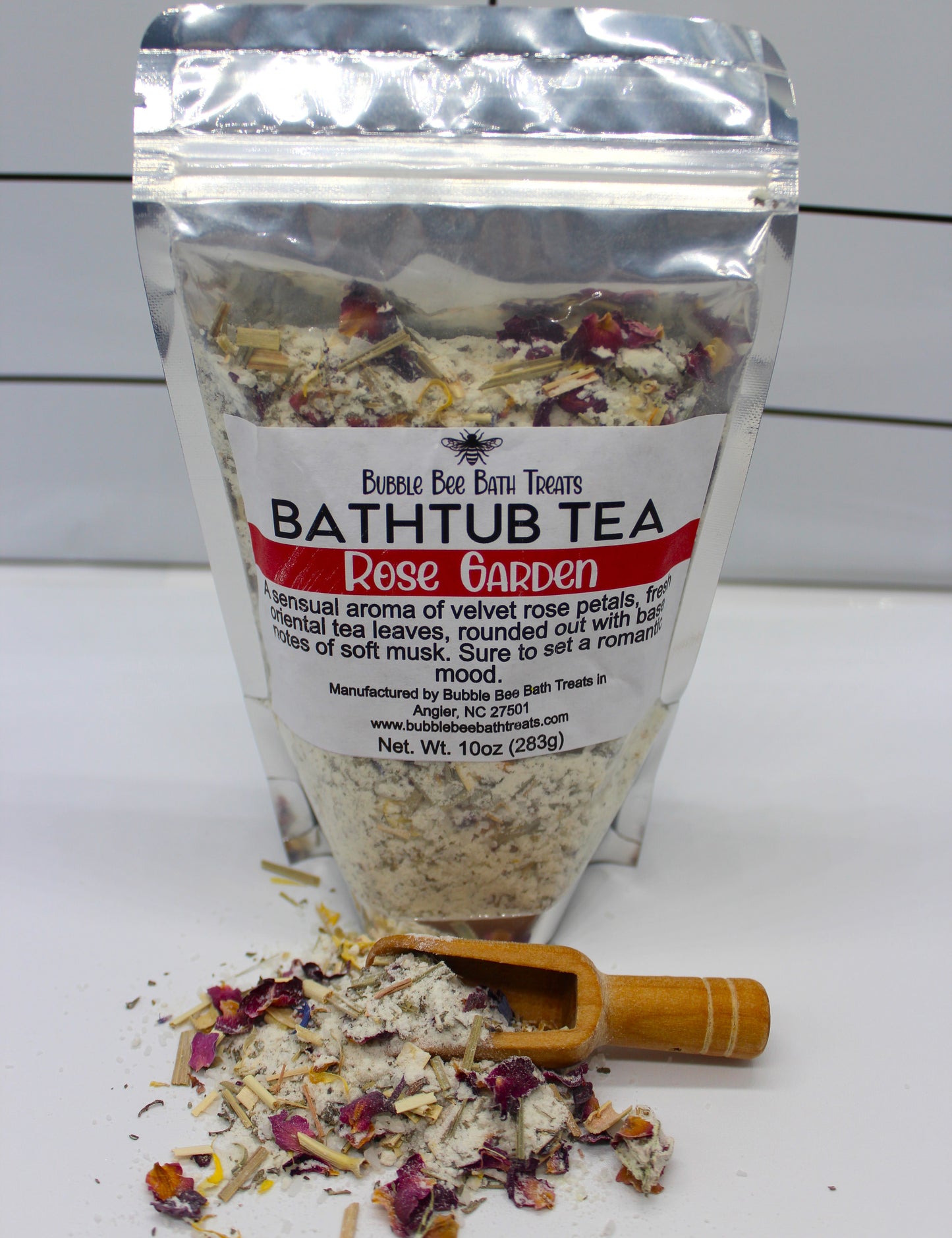 Bathtub Tea, Rose Garden *Salt & Botanical Bath Soak! 10oz bag