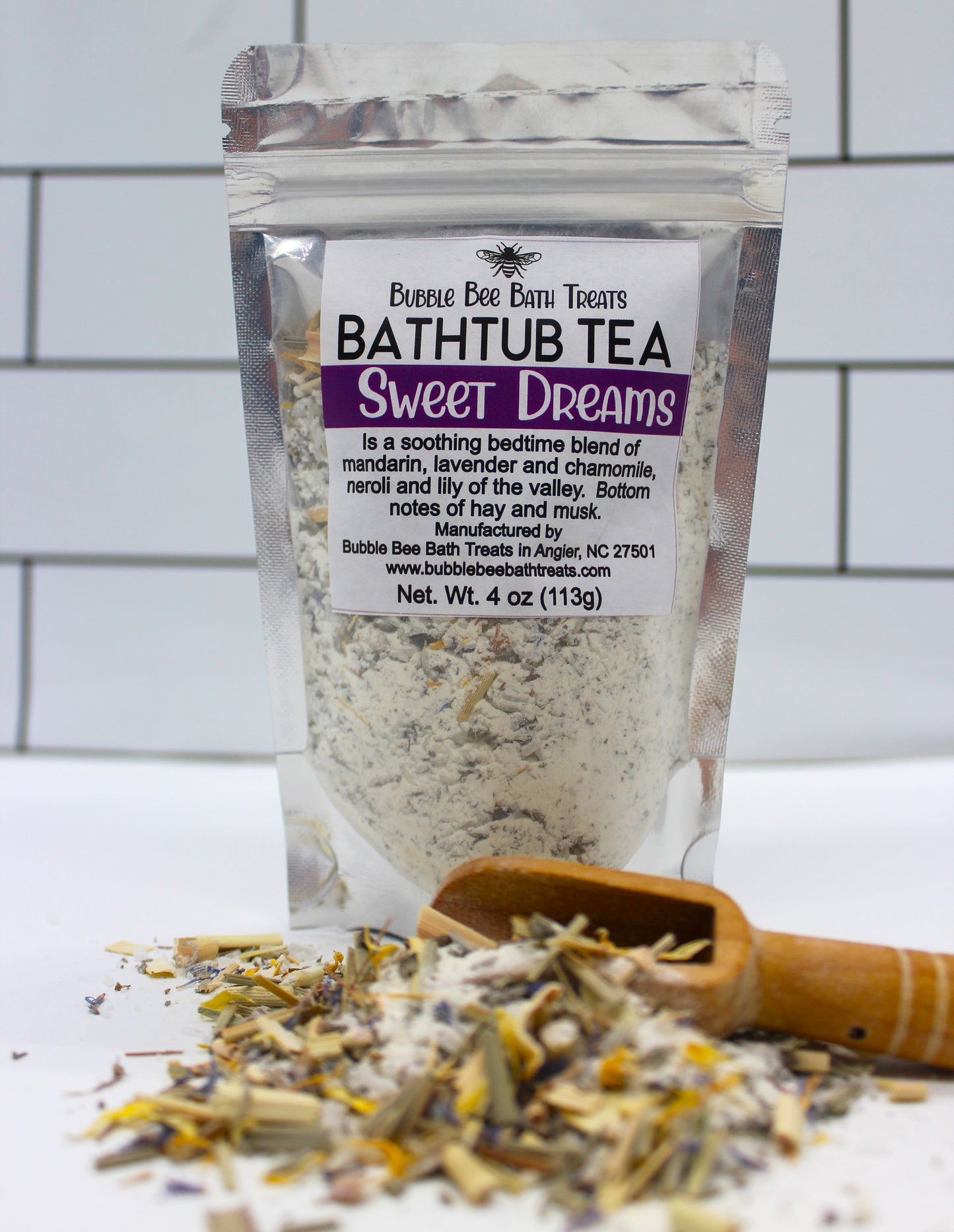 Bathtub Tea, Sweet Dreams *Salt & Botanical Bath Soak! 10oz bag