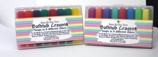 Bathtub Crayon Soap 8 pack *fruity Rings scent*