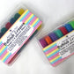 Bathtub Crayon Soap 8 pack *fruity Rings scent*