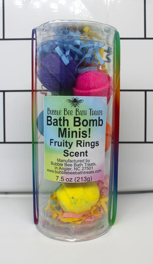 Bath Bomb Minis * Fruity Rings