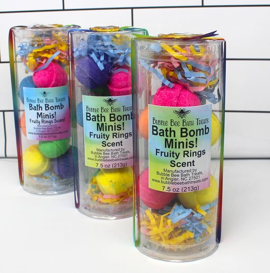 Bath Bomb Minis * Fruity Rings