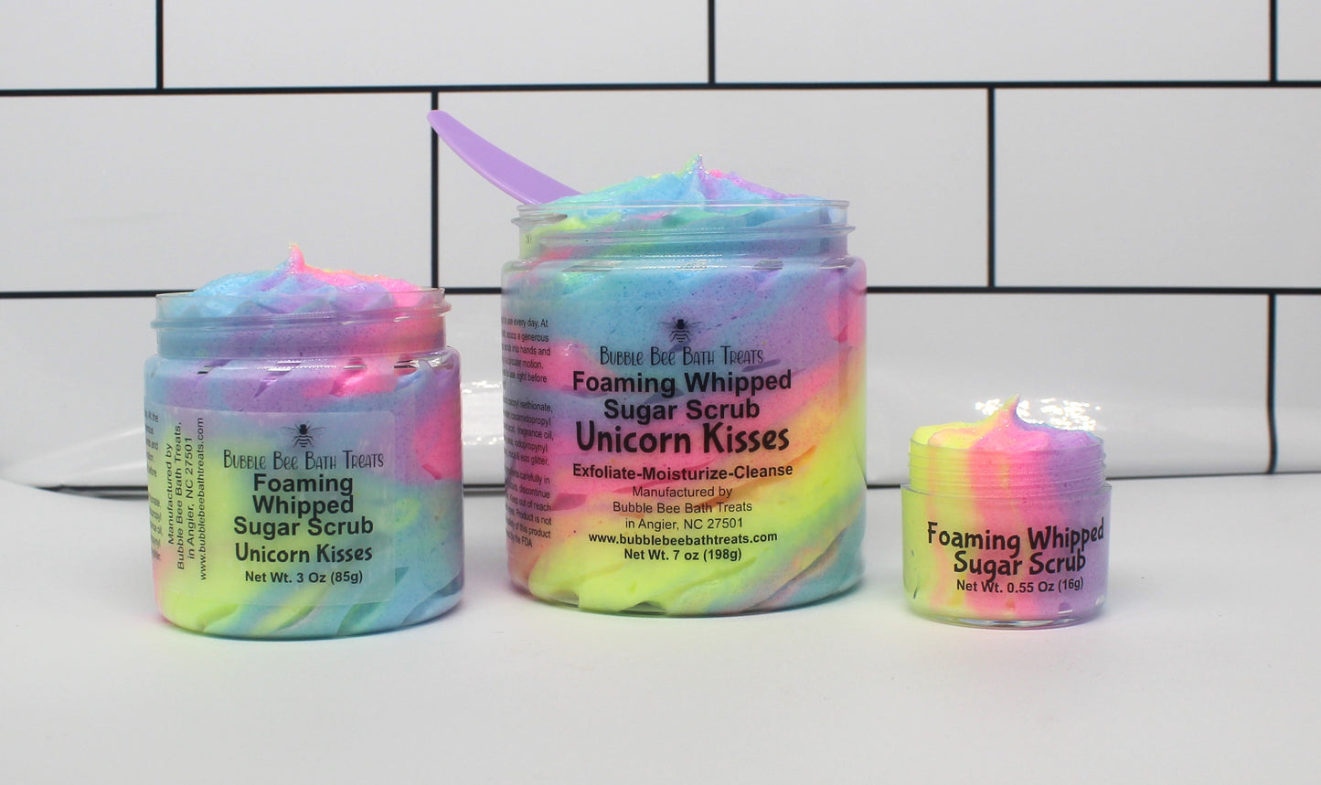 Foaming Whipped Sugar Scrub * Unicorn Kisses