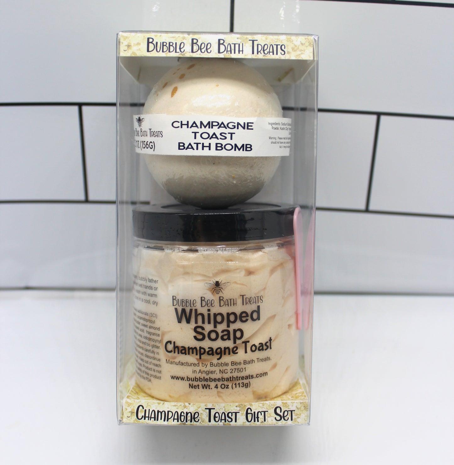 Whipped Soap and Bath Bomb Gift Box Set