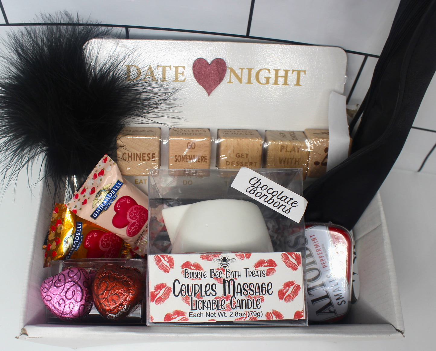 Date Night Box with Dice Game