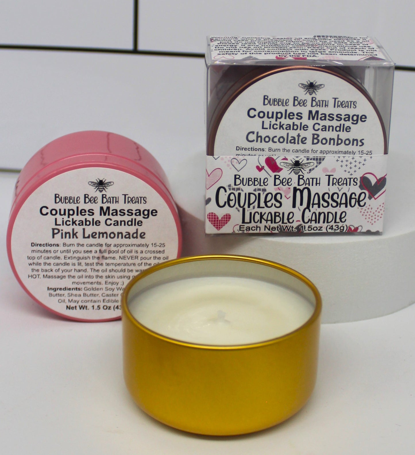 Couples Massage Candles (Lick-able)