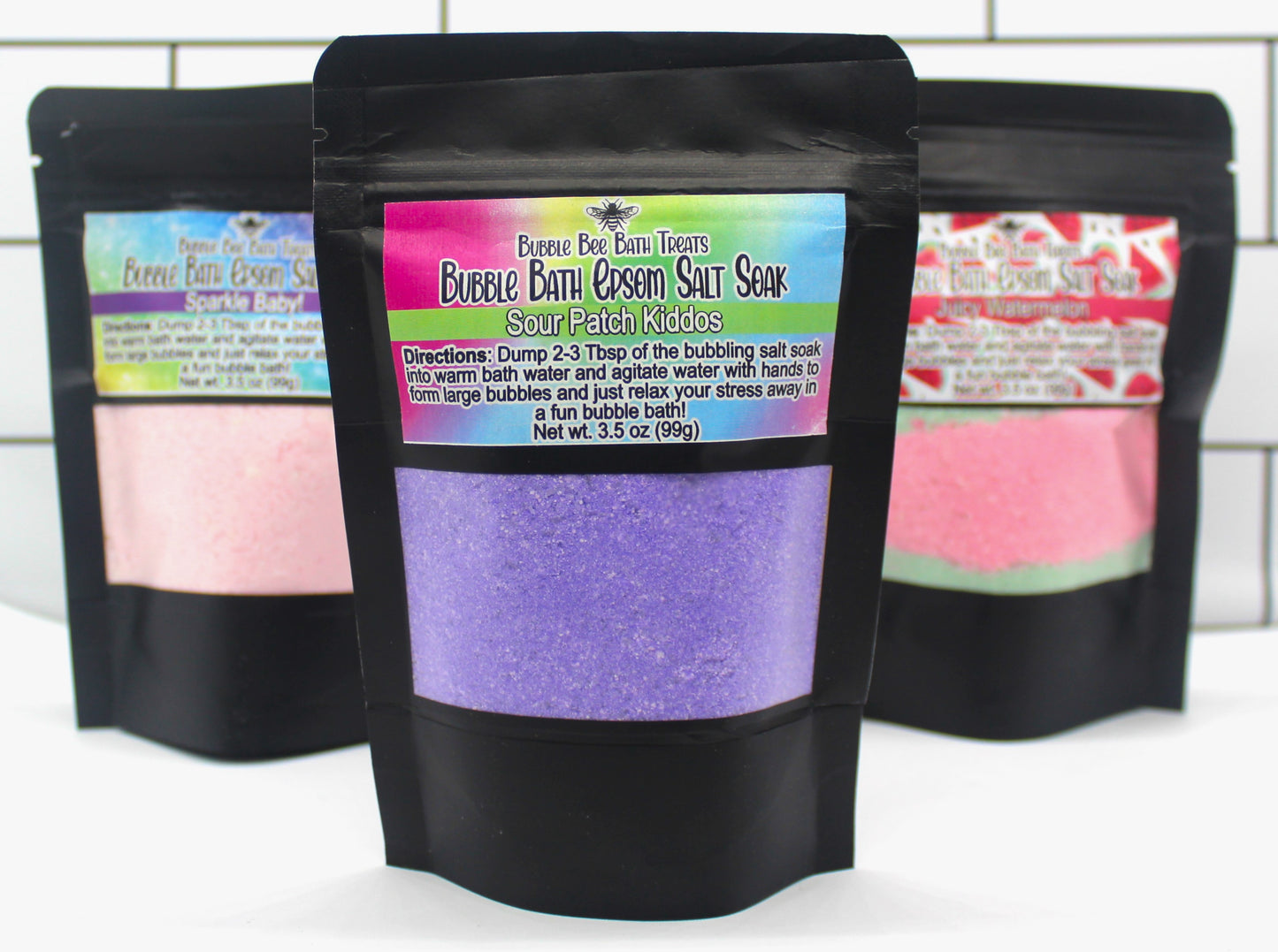 Bubble Bath Epsom Salt Soak *Sour Patch Kiddos