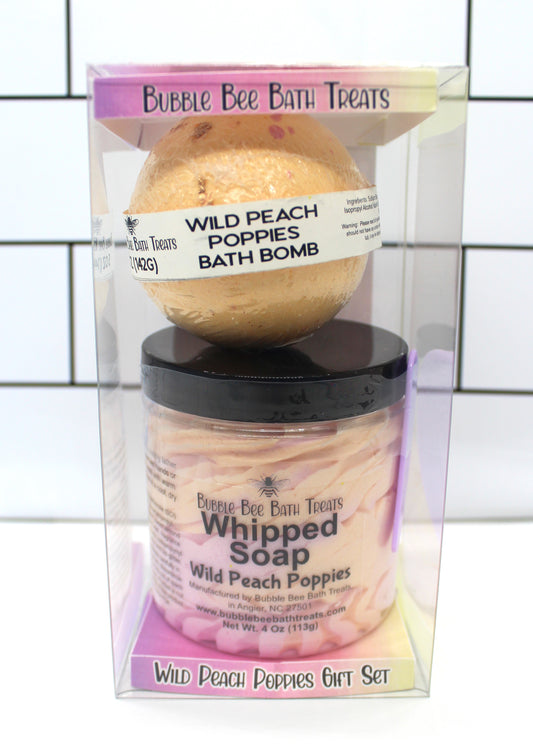 Whipped Soap and Bath Bomb Gift Box Set