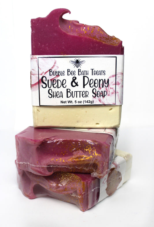 Artisan Soap Suede and Peony