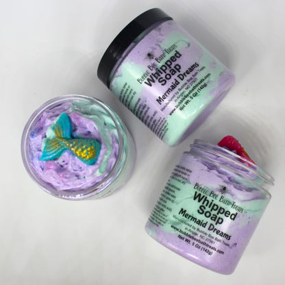 Whipped Soap Mermaid Dreams with Shea Butter and Jojoba Oil