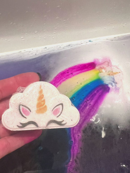 Unicorn Rainbow Cloud Bath Bomb