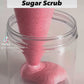 Foaming Whipped Sugar Scrub * Strawberry