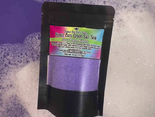 Bubble Bath Epsom Salt Soak *Sour Patch Kiddos