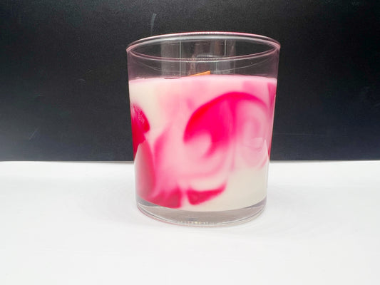 Wooden Wicked Marbled Candles *Heavenly Rose Garden