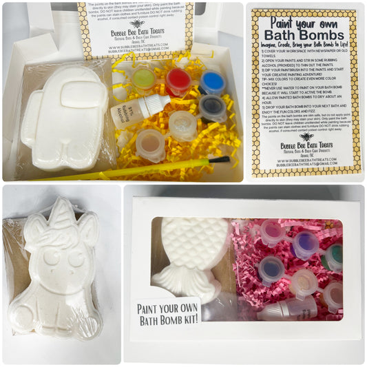 Paint Your Own Bath Bomb KIts!