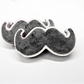 Mustache Bath bomb with hidden colors!