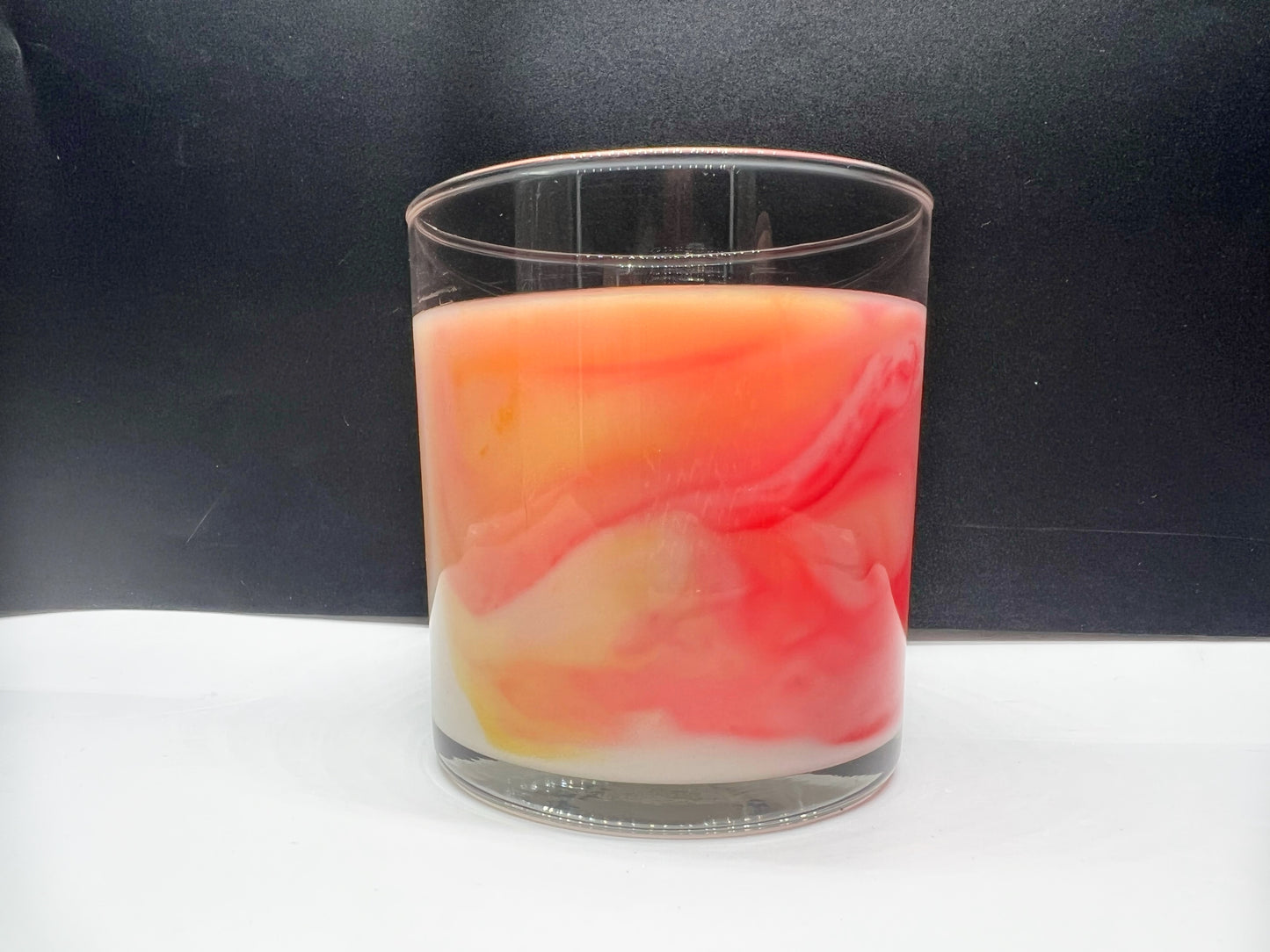 Wooden Wicked Marbled Candles *Seaside Plumeria